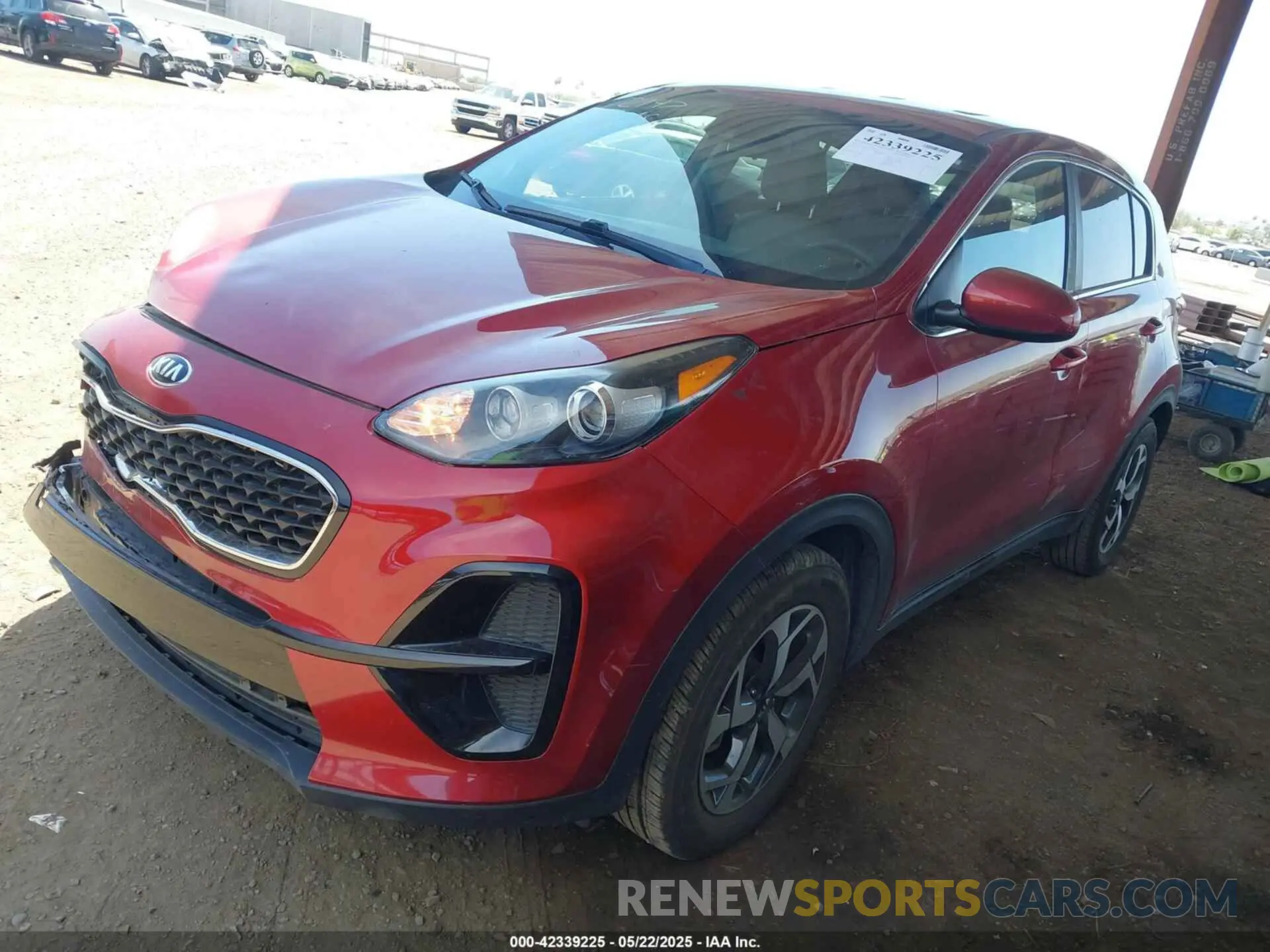 2 fotografías del automóvil dañado KNDPM3AC9L7817282 KIA SPORTAGE 2020