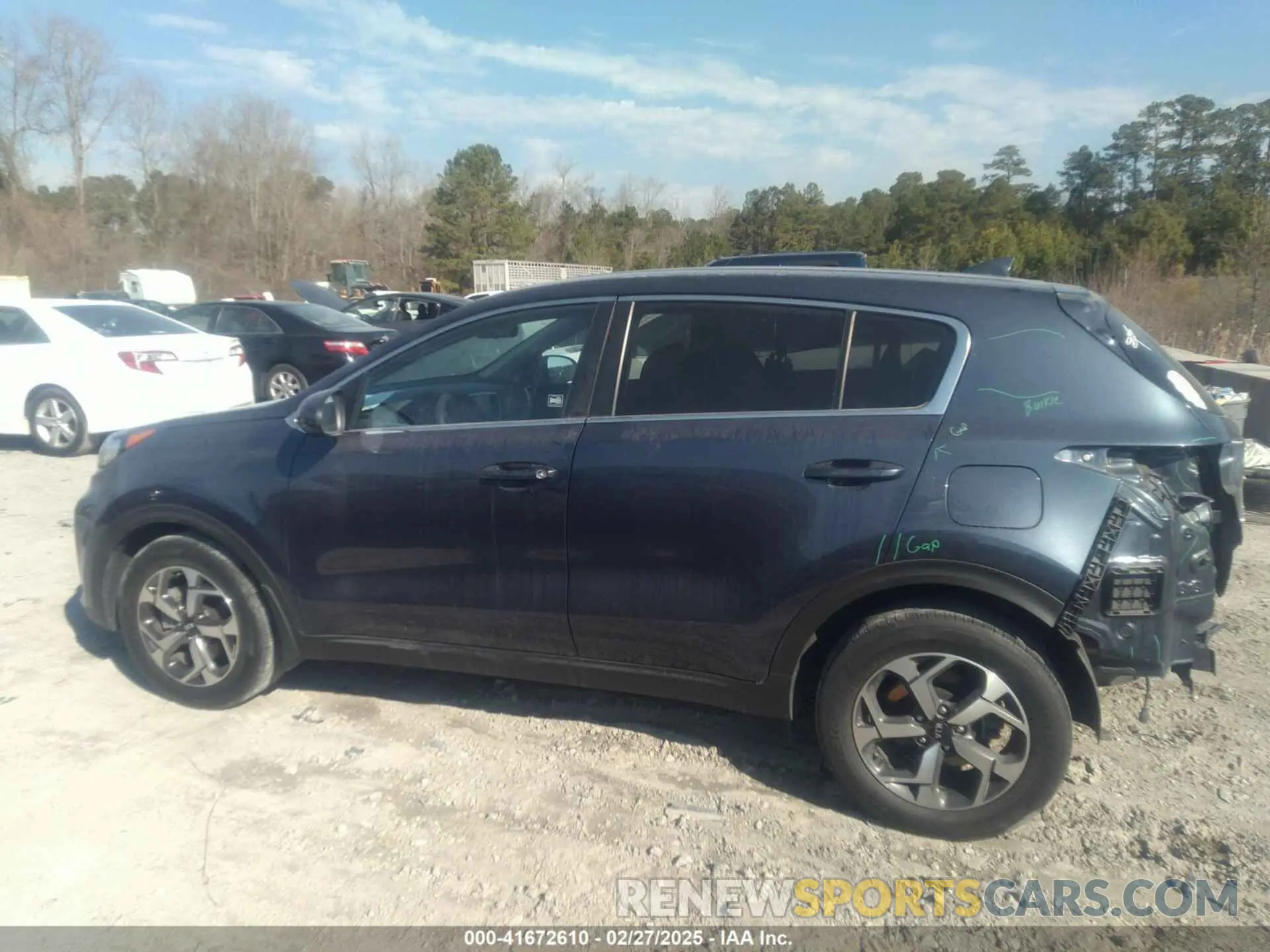 15 fotografías del automóvil dañado KNDPM3AC9L7830341 KIA SPORTAGE 2020