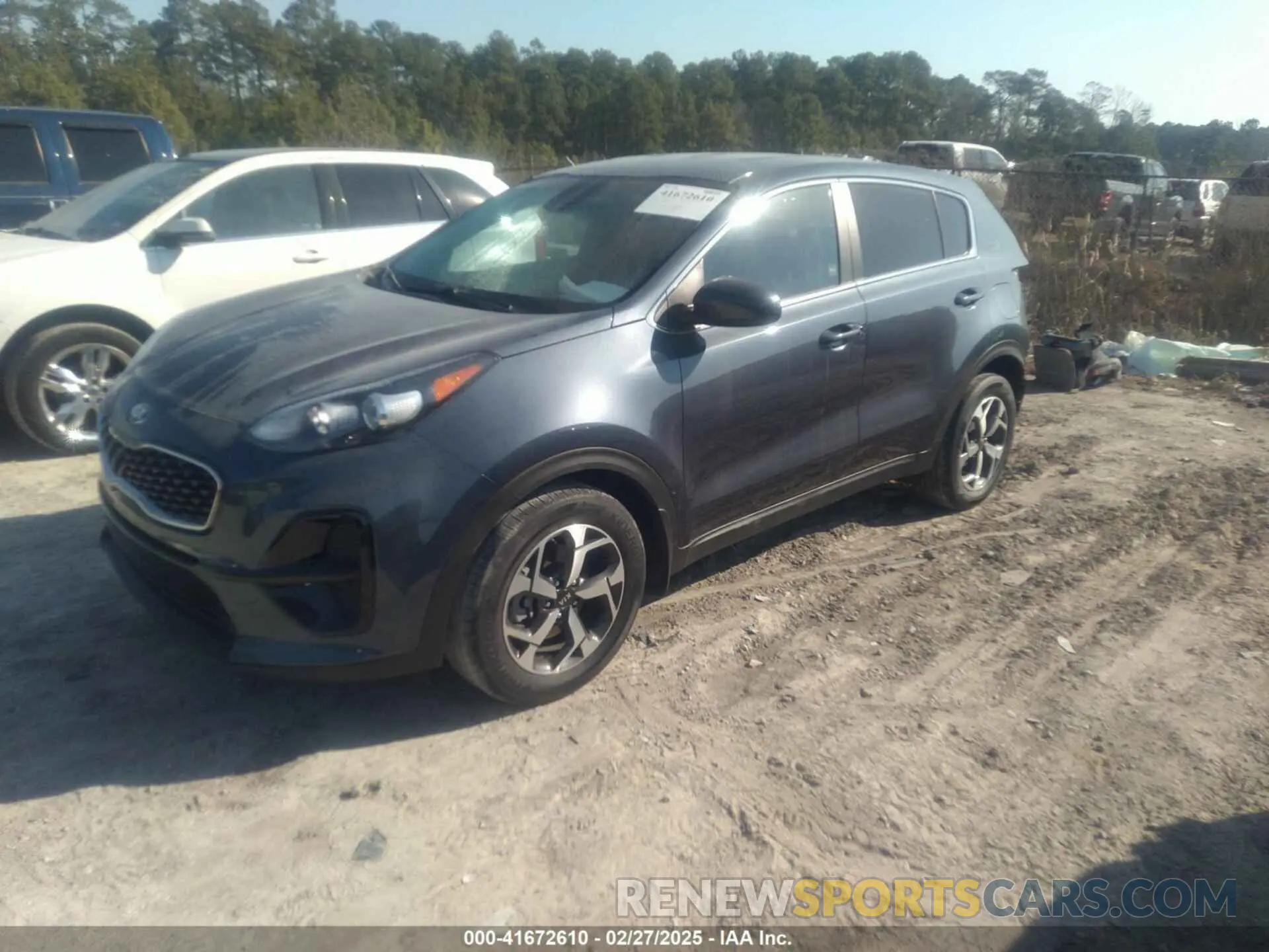 2 fotografías del automóvil dañado KNDPM3AC9L7830341 KIA SPORTAGE 2020