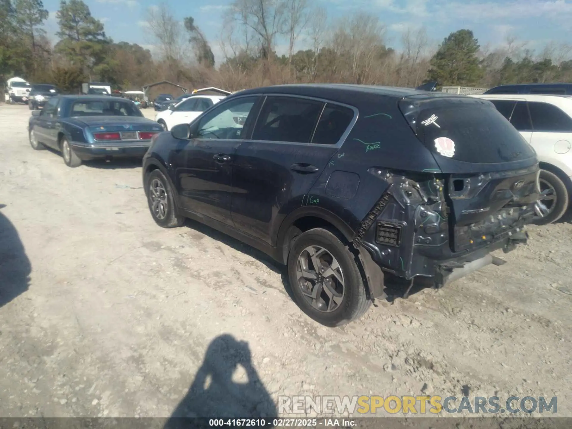 3 fotografías del automóvil dañado KNDPM3AC9L7830341 KIA SPORTAGE 2020