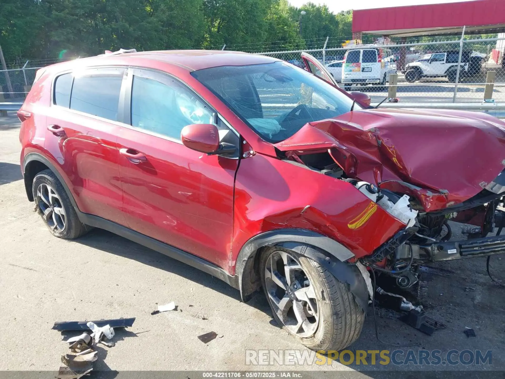 1 fotografías del automóvil dañado KNDPM3AC9L7835944 KIA SPORTAGE 2020