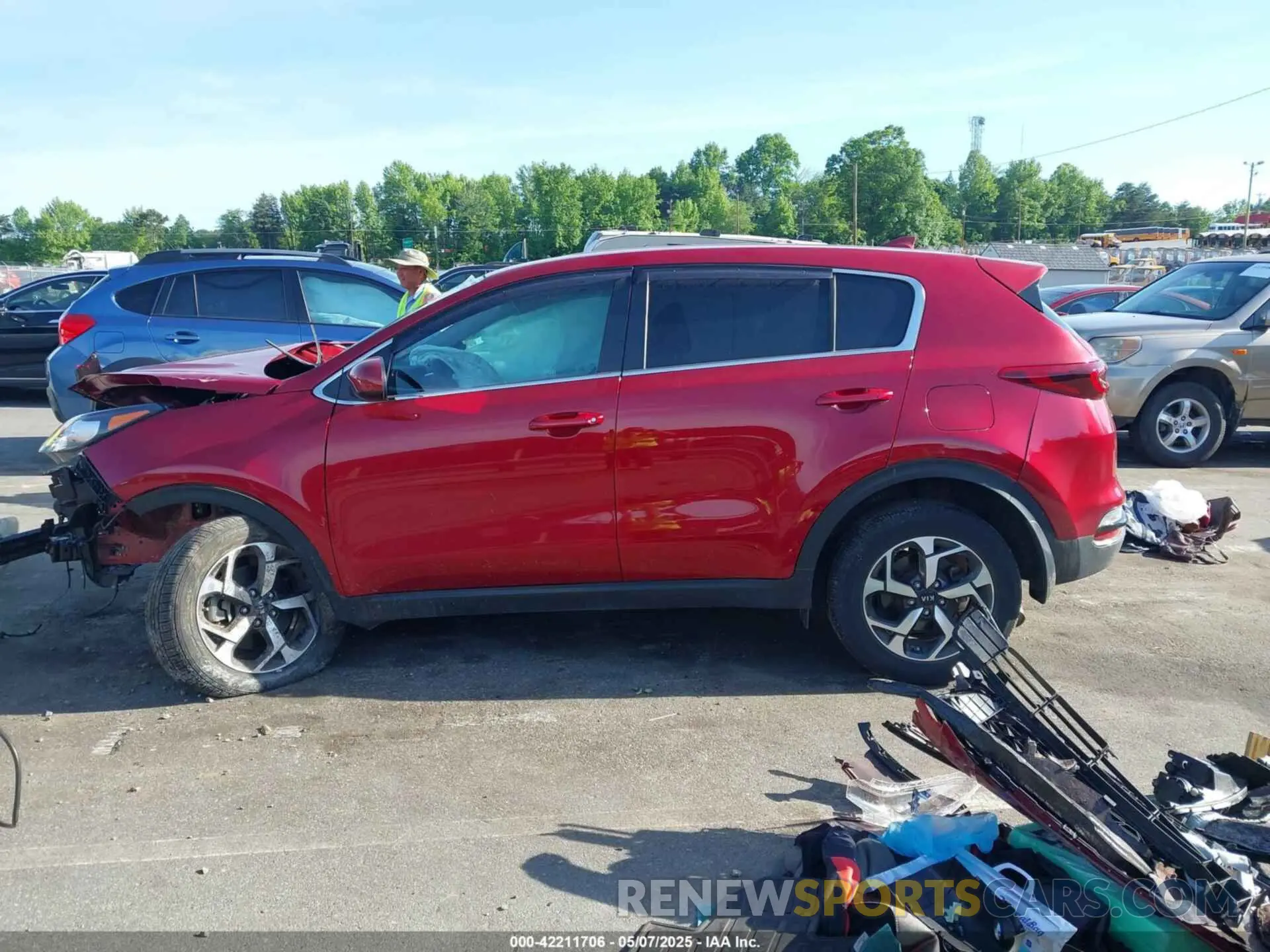 14 fotografías del automóvil dañado KNDPM3AC9L7835944 KIA SPORTAGE 2020