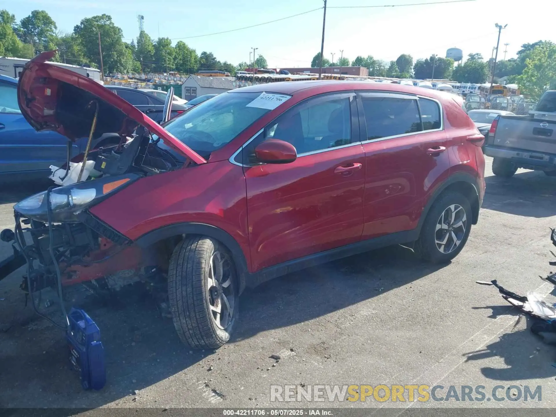 2 fotografías del automóvil dañado KNDPM3AC9L7835944 KIA SPORTAGE 2020