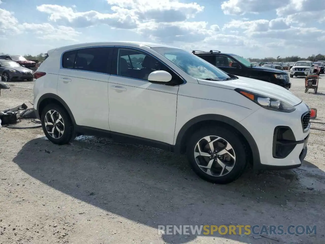 4 fotografías del automóvil dañado KNDPM3ACXL7631542 KIA SPORTAGE 2020