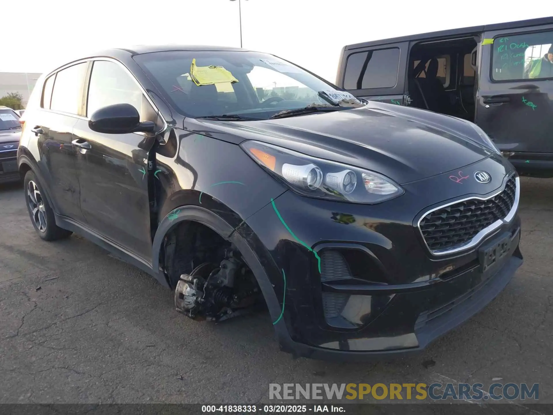 1 fotografías del automóvil dañado KNDPM3ACXL7651581 KIA SPORTAGE 2020