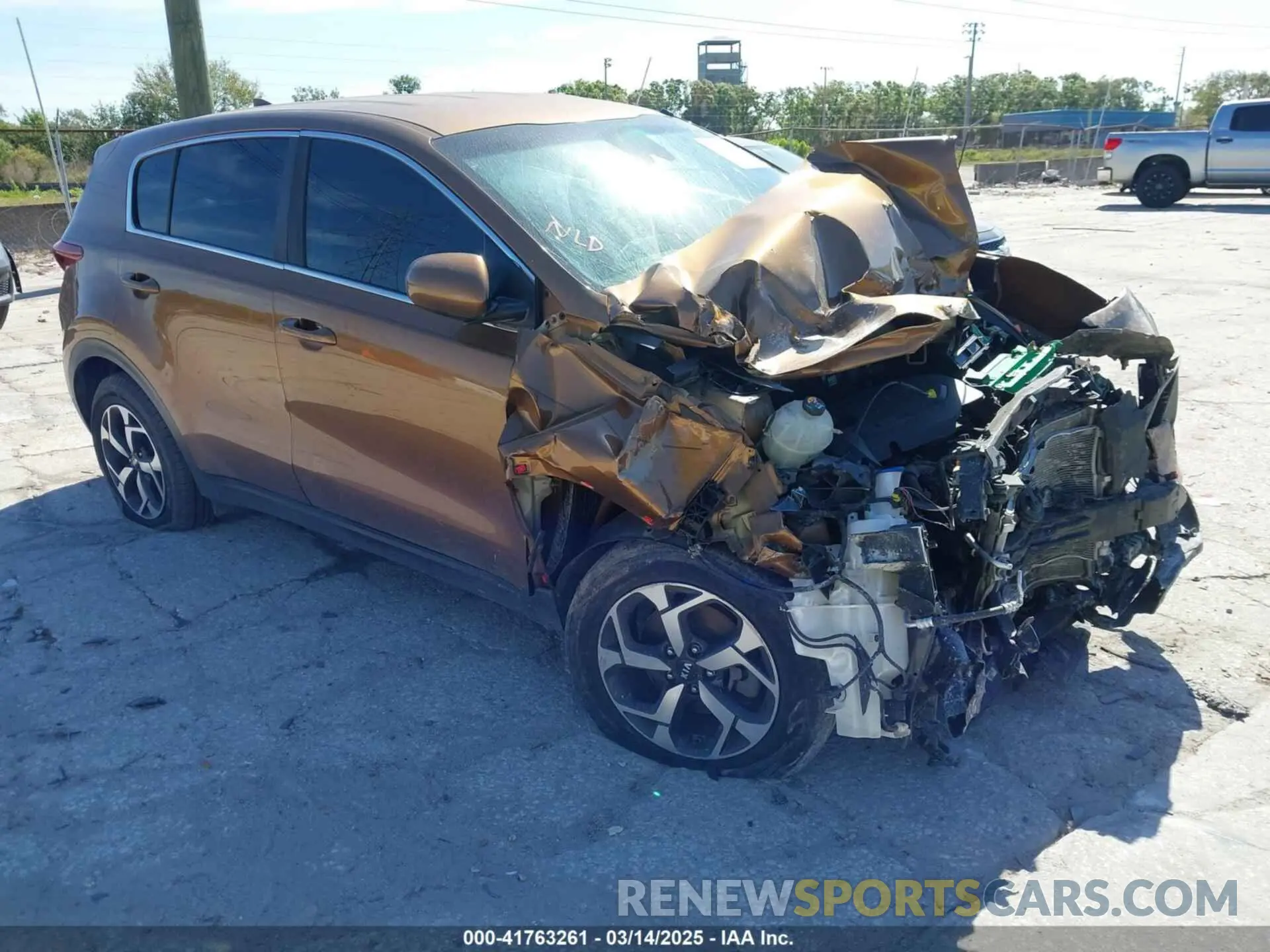 1 fotografías del automóvil dañado KNDPM3ACXL7742544 KIA SPORTAGE 2020