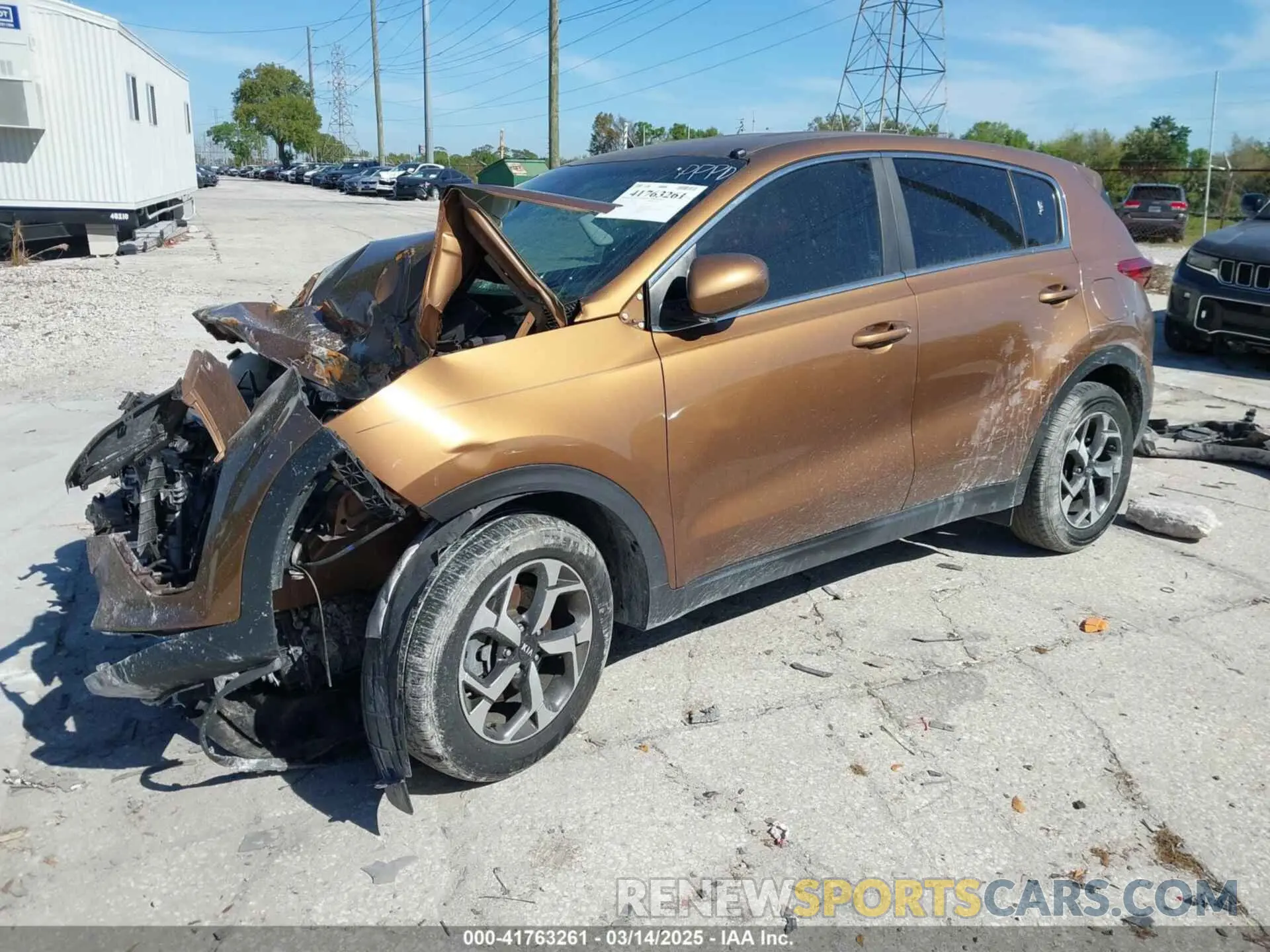 2 fotografías del automóvil dañado KNDPM3ACXL7742544 KIA SPORTAGE 2020