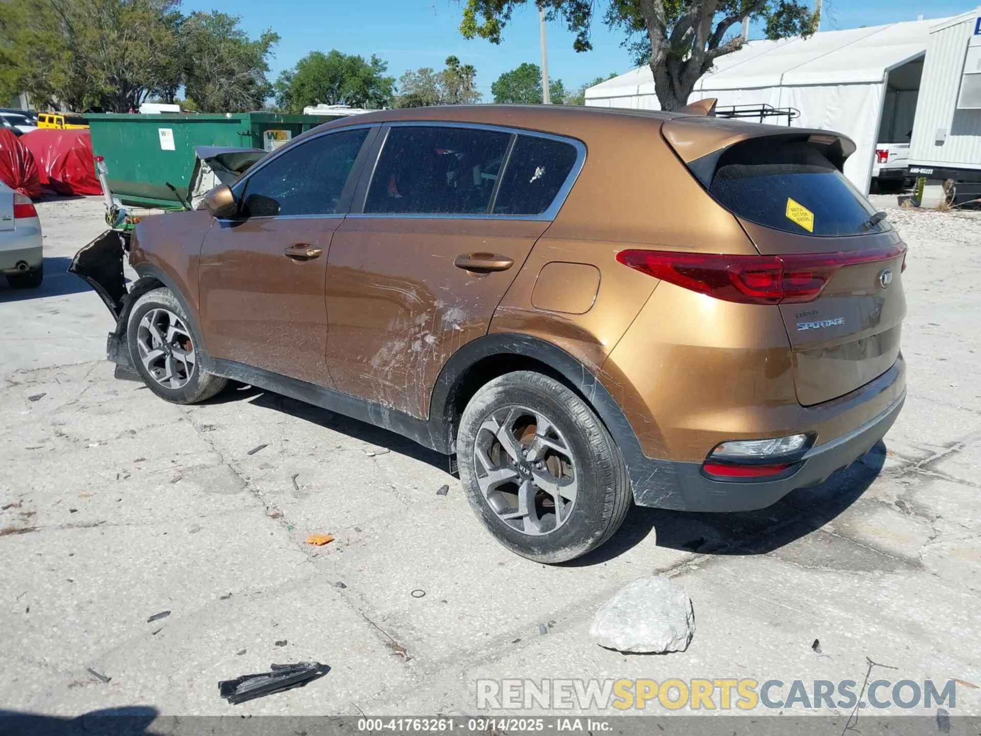 3 fotografías del automóvil dañado KNDPM3ACXL7742544 KIA SPORTAGE 2020