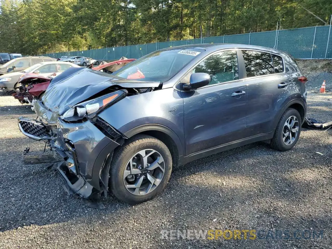 1 fotografías del automóvil dañado KNDPMCAC0L7714395 KIA SPORTAGE 2020