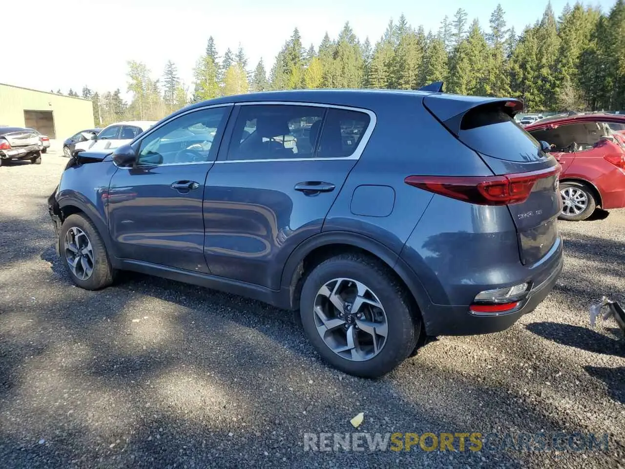 2 fotografías del automóvil dañado KNDPMCAC0L7714395 KIA SPORTAGE 2020