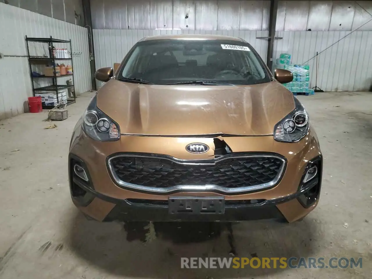 5 fotografías del automóvil dañado KNDPMCAC0L7737658 KIA SPORTAGE 2020