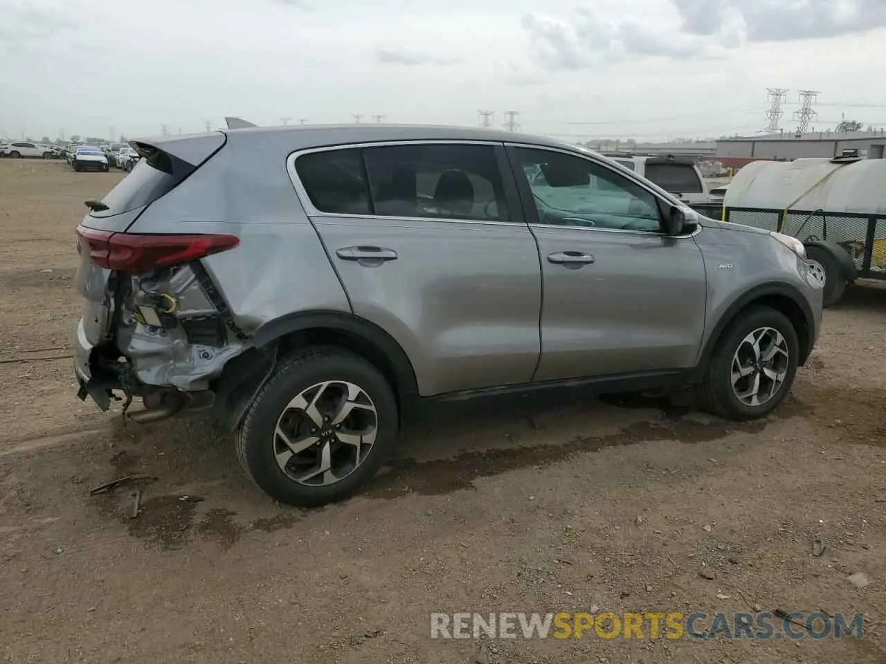 3 fotografías del automóvil dañado KNDPMCAC1L7683108 KIA SPORTAGE 2020