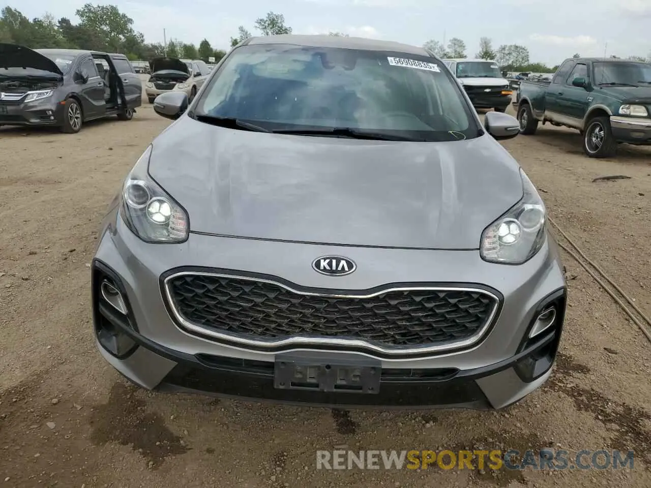 5 fotografías del automóvil dañado KNDPMCAC1L7683108 KIA SPORTAGE 2020