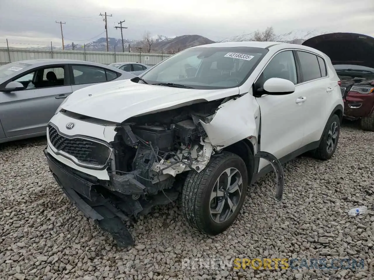 1 fotografías del automóvil dañado KNDPMCAC1L7687398 KIA SPORTAGE 2020
