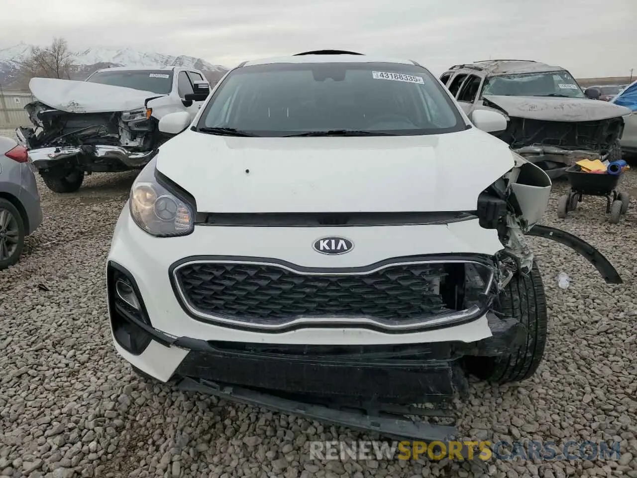 5 fotografías del automóvil dañado KNDPMCAC1L7687398 KIA SPORTAGE 2020
