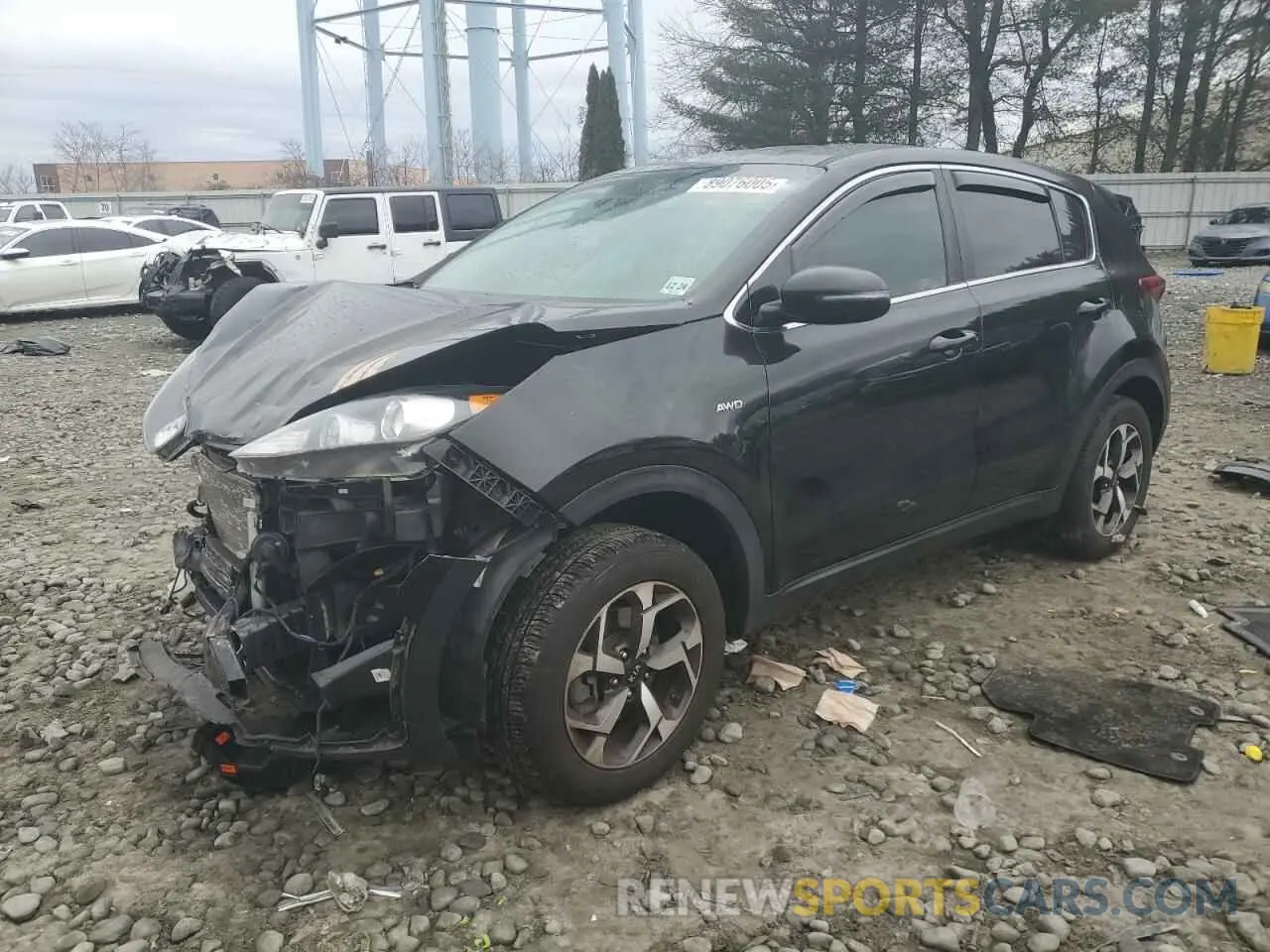 1 fotografías del automóvil dañado KNDPMCAC1L7691905 KIA SPORTAGE 2020