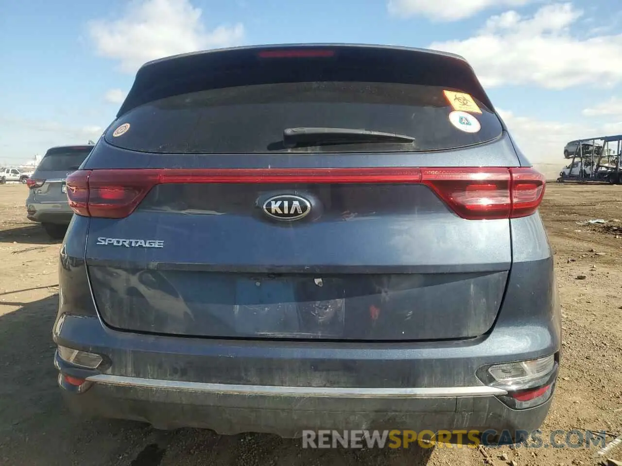 6 fotografías del automóvil dañado KNDPMCAC1L7763041 KIA SPORTAGE 2020