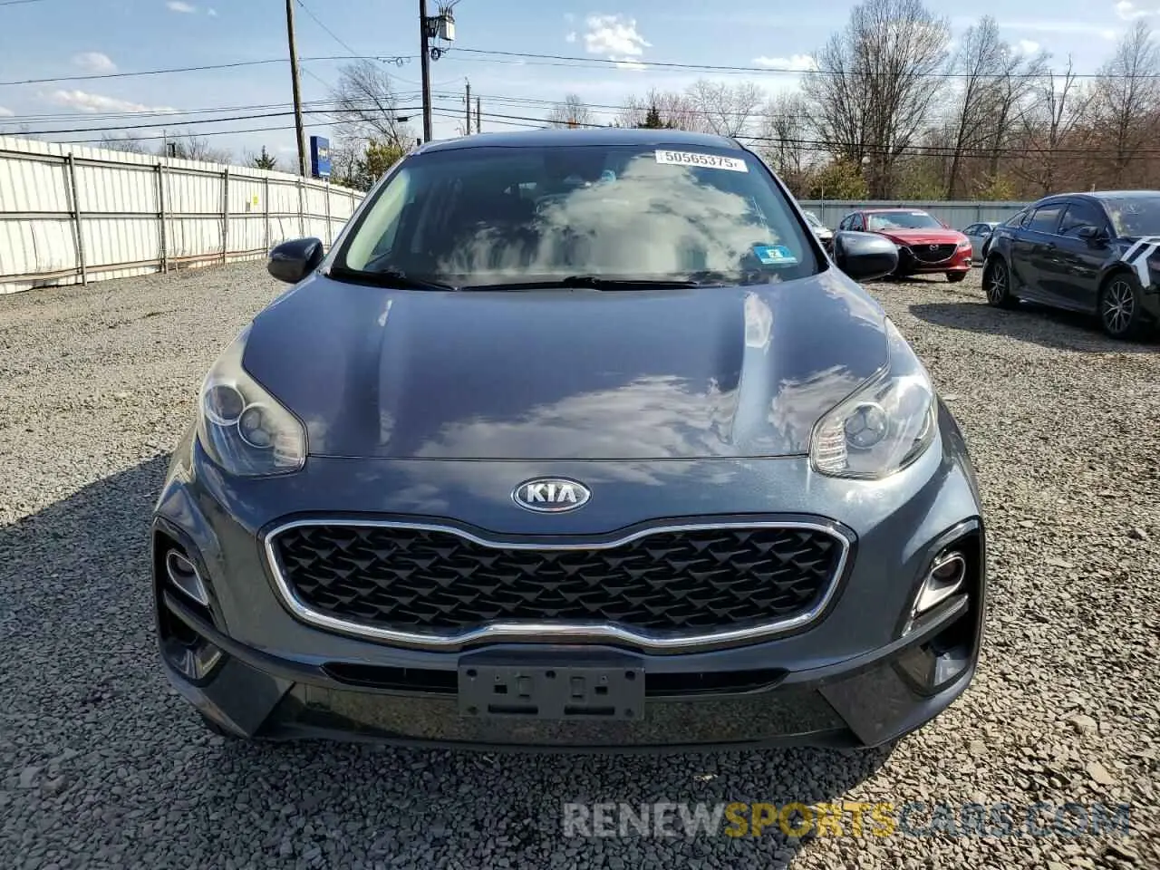 5 fotografías del automóvil dañado KNDPMCAC2L7630420 KIA SPORTAGE 2020