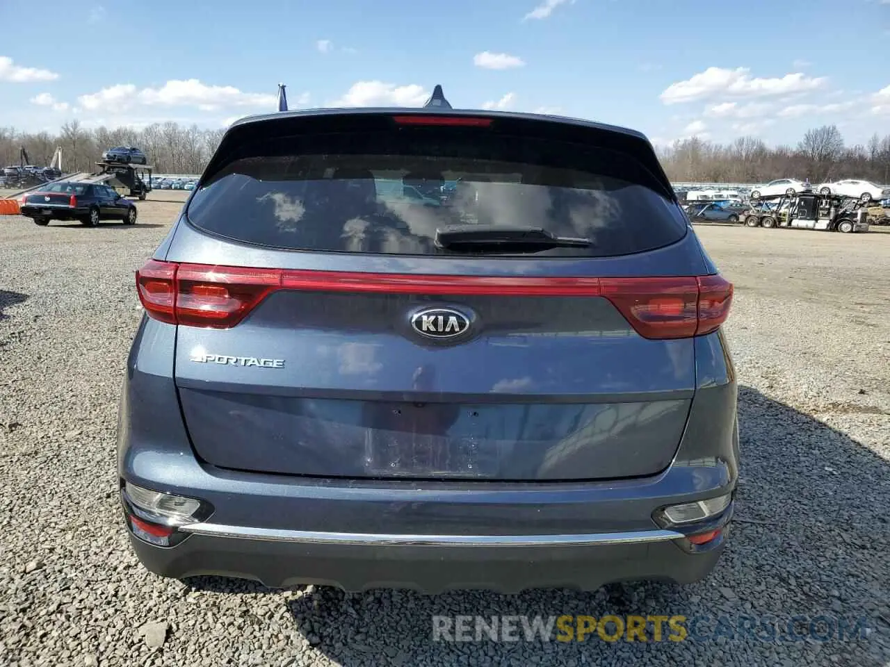 6 fotografías del automóvil dañado KNDPMCAC2L7630420 KIA SPORTAGE 2020