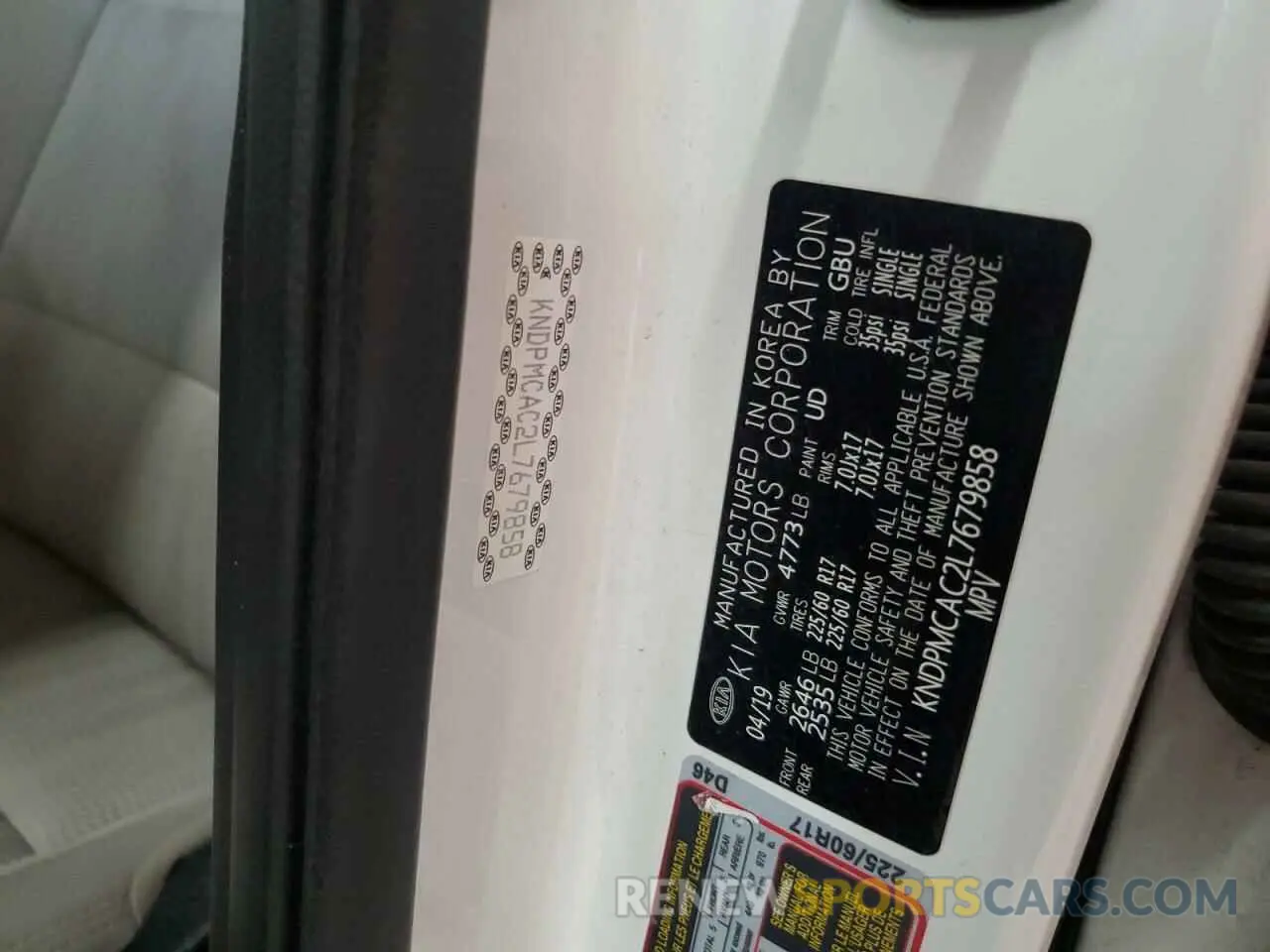 12 fotografías del automóvil dañado KNDPMCAC2L7679858 KIA SPORTAGE 2020