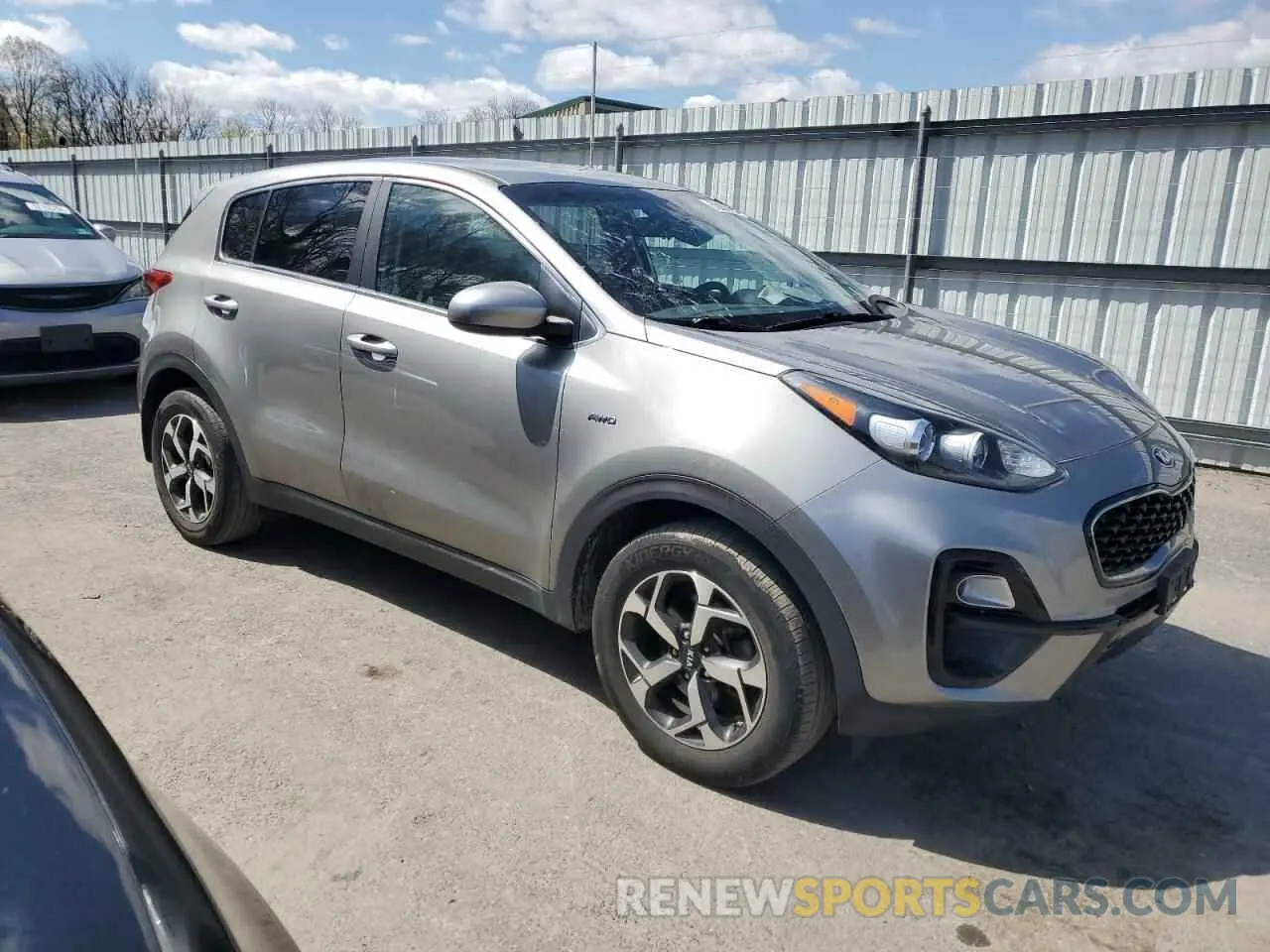 4 fotografías del automóvil dañado KNDPMCAC2L7781578 KIA SPORTAGE 2020