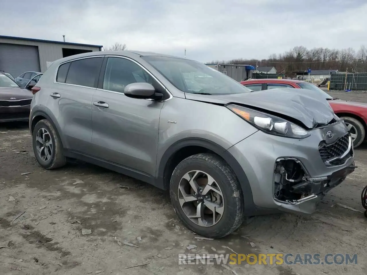 4 fotografías del automóvil dañado KNDPMCAC2L7796288 KIA SPORTAGE 2020
