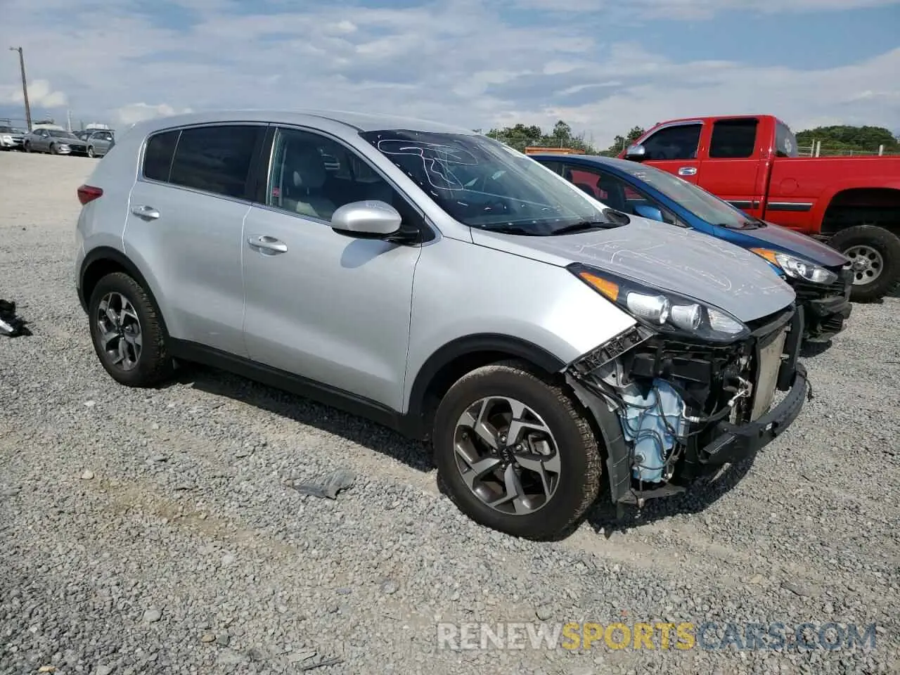 4 fotografías del automóvil dañado KNDPMCAC3L7752445 KIA SPORTAGE 2020