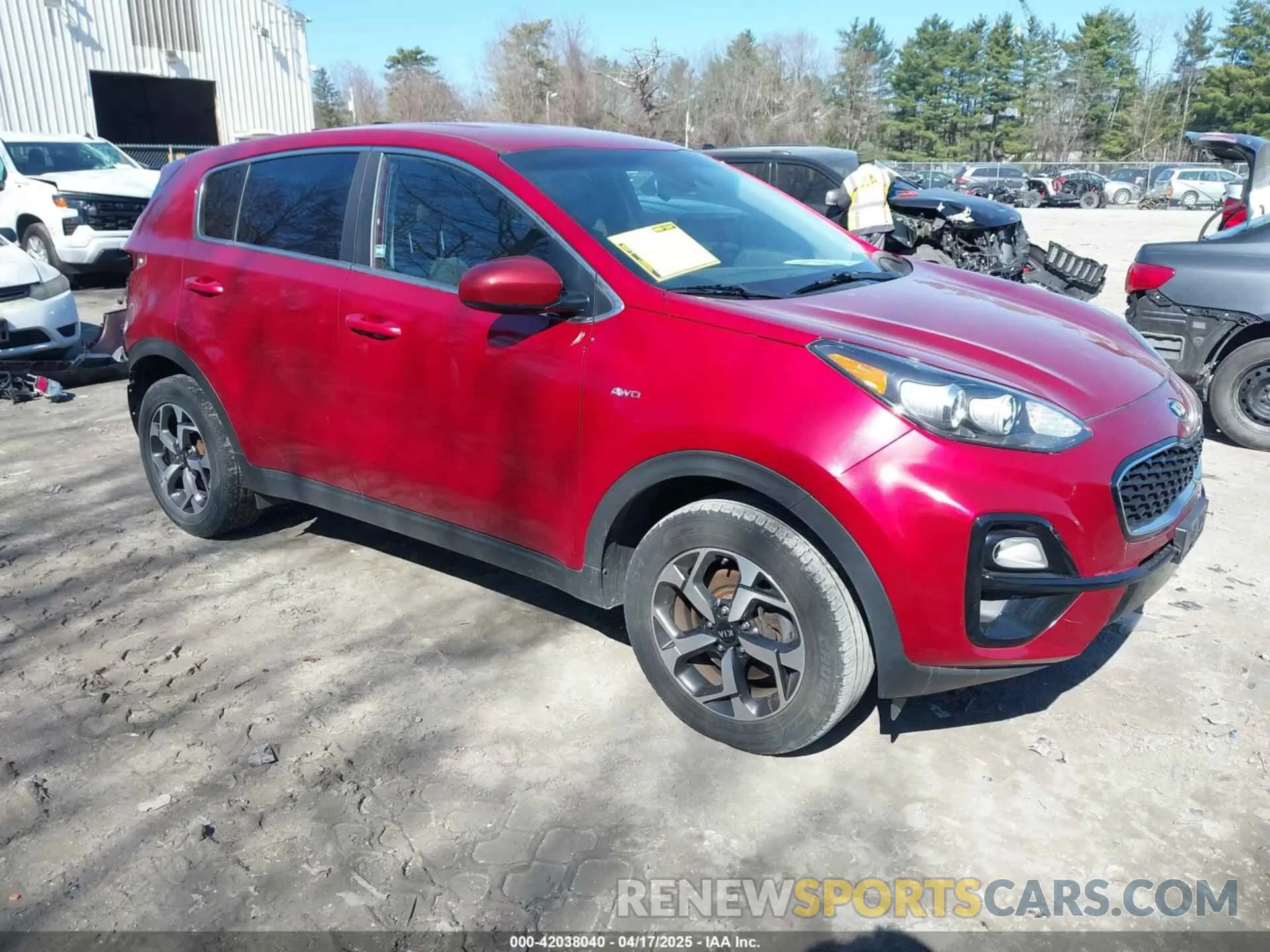 1 fotografías del automóvil dañado KNDPMCAC4L7667162 KIA SPORTAGE 2020