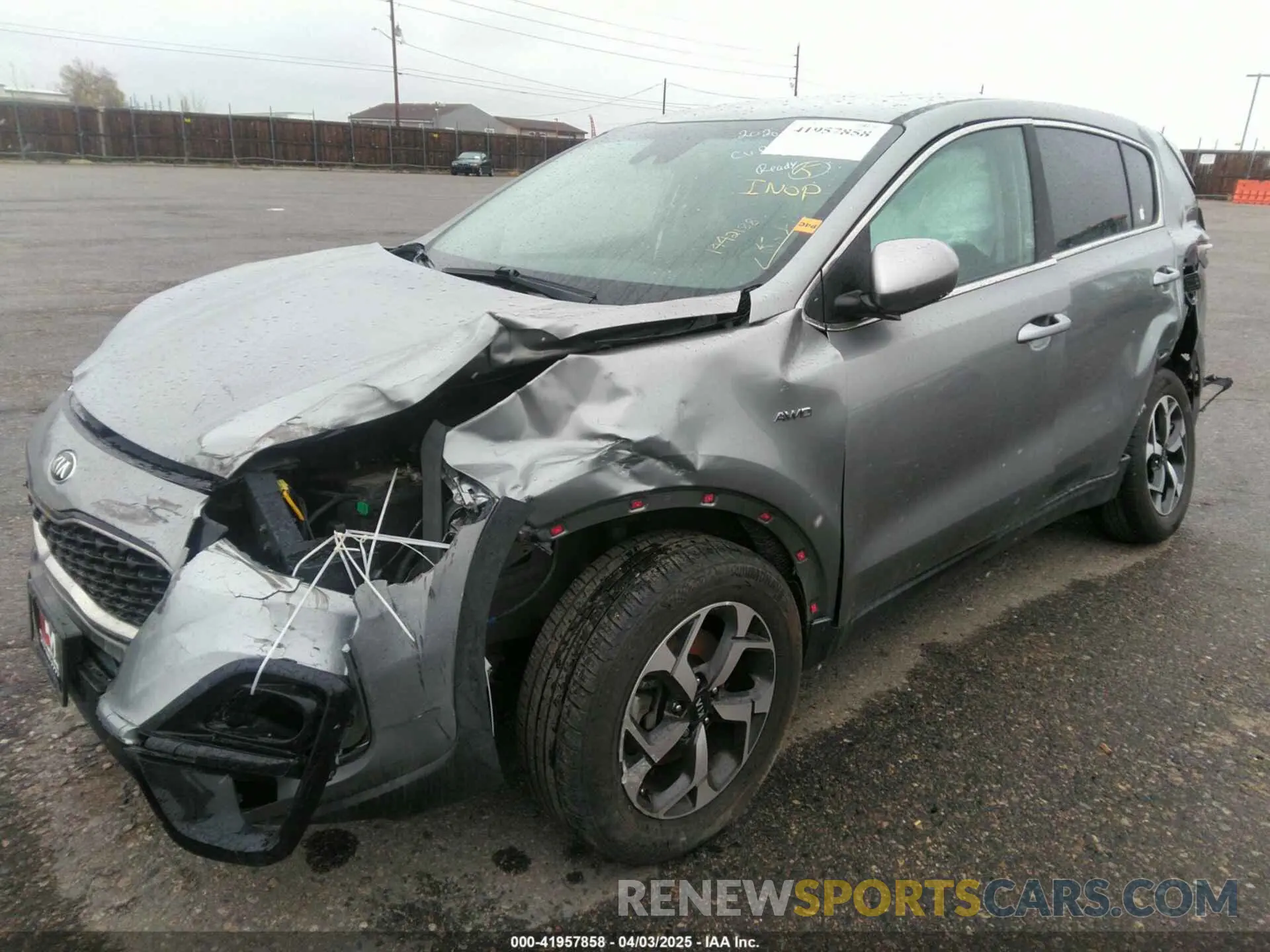 6 fotografías del automóvil dañado KNDPMCAC4L7751398 KIA SPORTAGE 2020