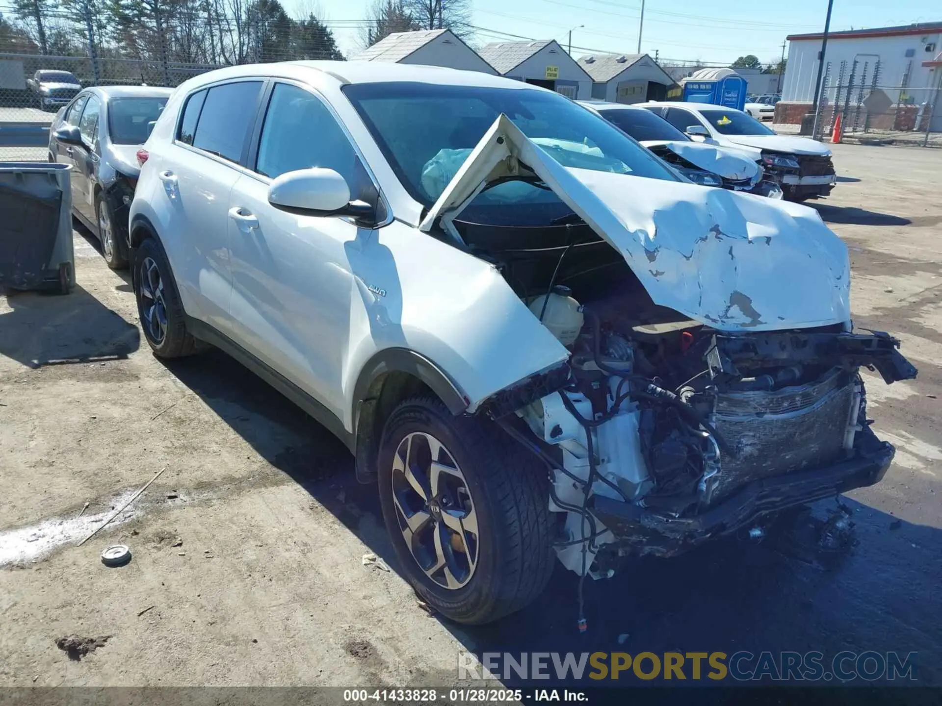 1 fotografías del automóvil dañado KNDPMCAC4L7792355 KIA SPORTAGE 2020