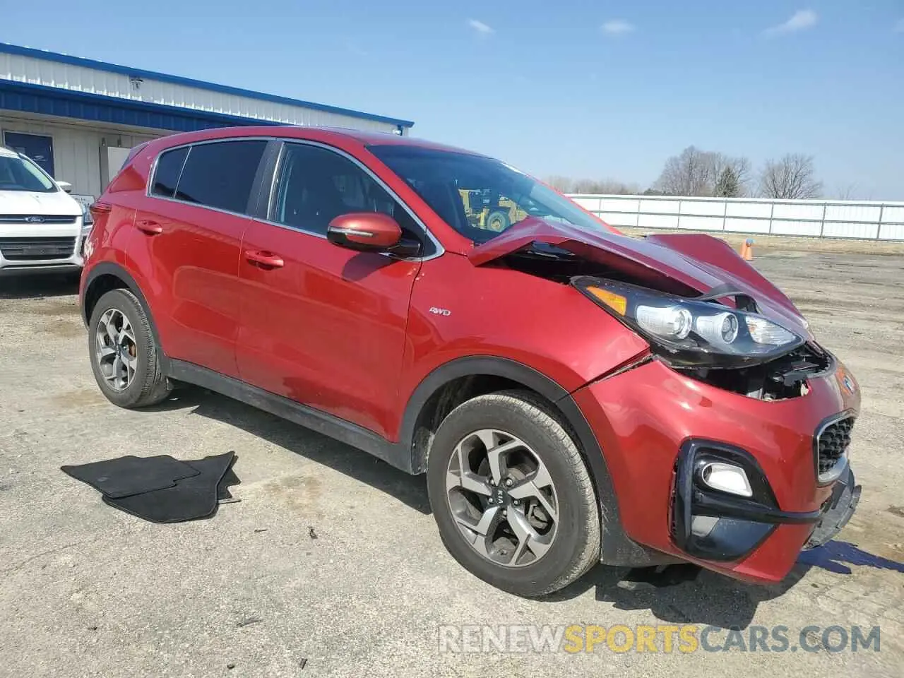 4 fotografías del automóvil dañado KNDPMCAC6L7750849 KIA SPORTAGE 2020