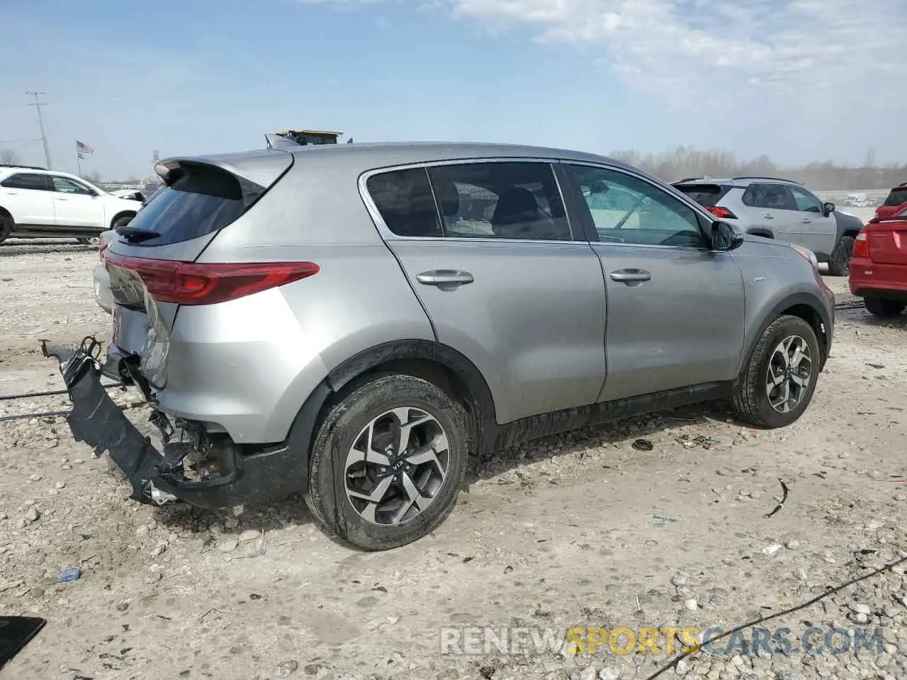 3 fotografías del automóvil dañado KNDPMCAC6L7758689 KIA SPORTAGE 2020