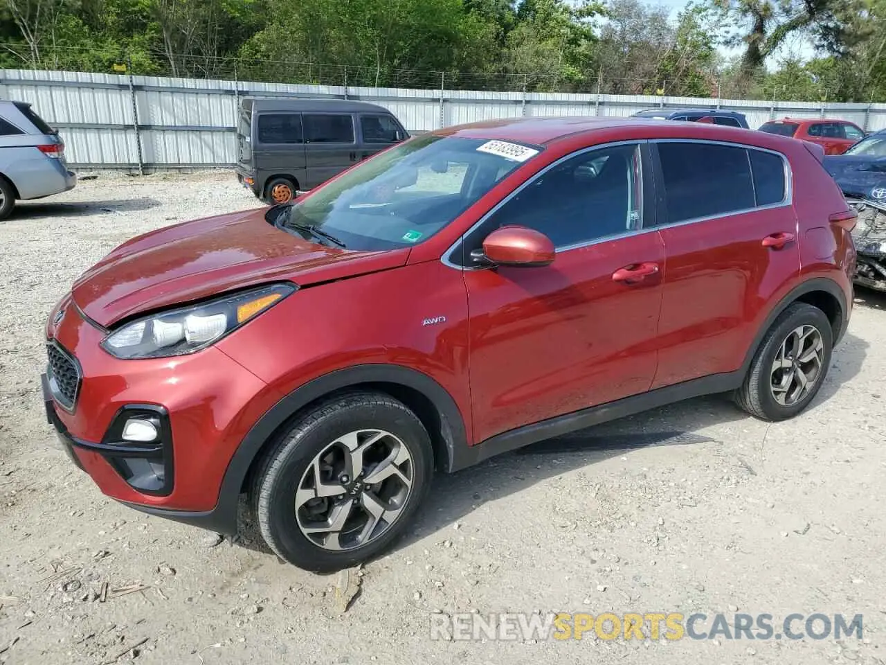1 fotografías del automóvil dañado KNDPMCAC7L7629425 KIA SPORTAGE 2020