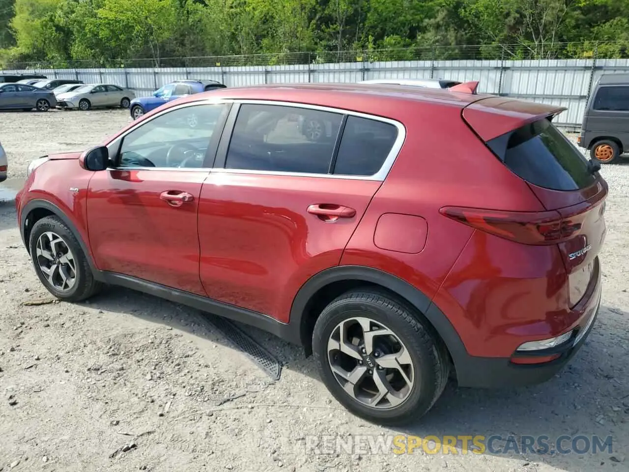 2 fotografías del automóvil dañado KNDPMCAC7L7629425 KIA SPORTAGE 2020