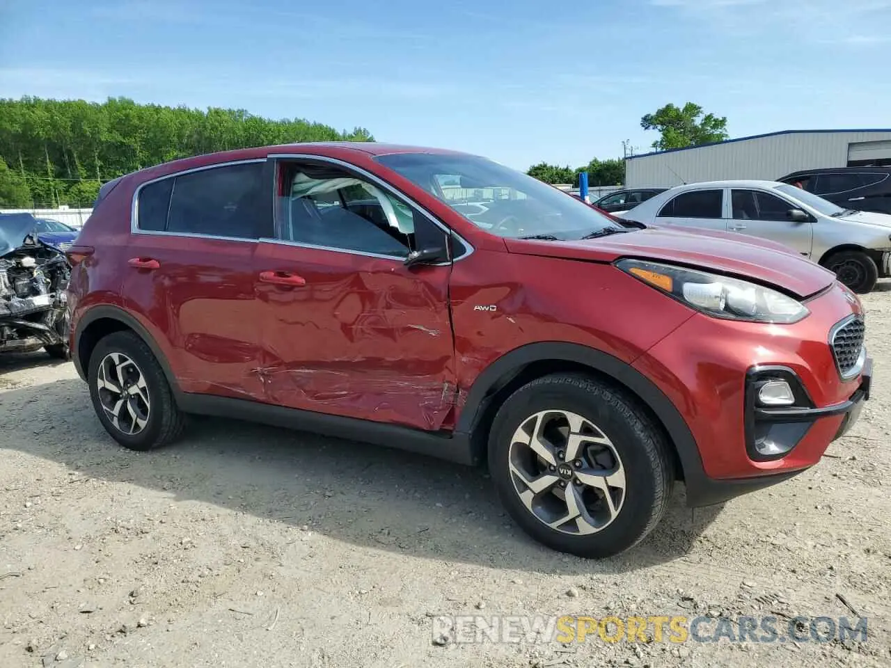 4 fotografías del automóvil dañado KNDPMCAC7L7629425 KIA SPORTAGE 2020