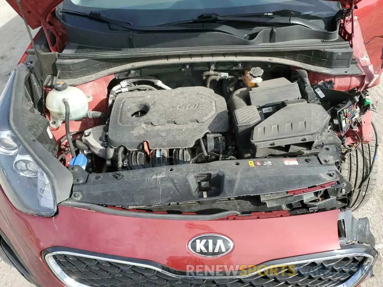 13 fotografías del automóvil dañado KNDPMCAC7L7734319 KIA SPORTAGE 2020