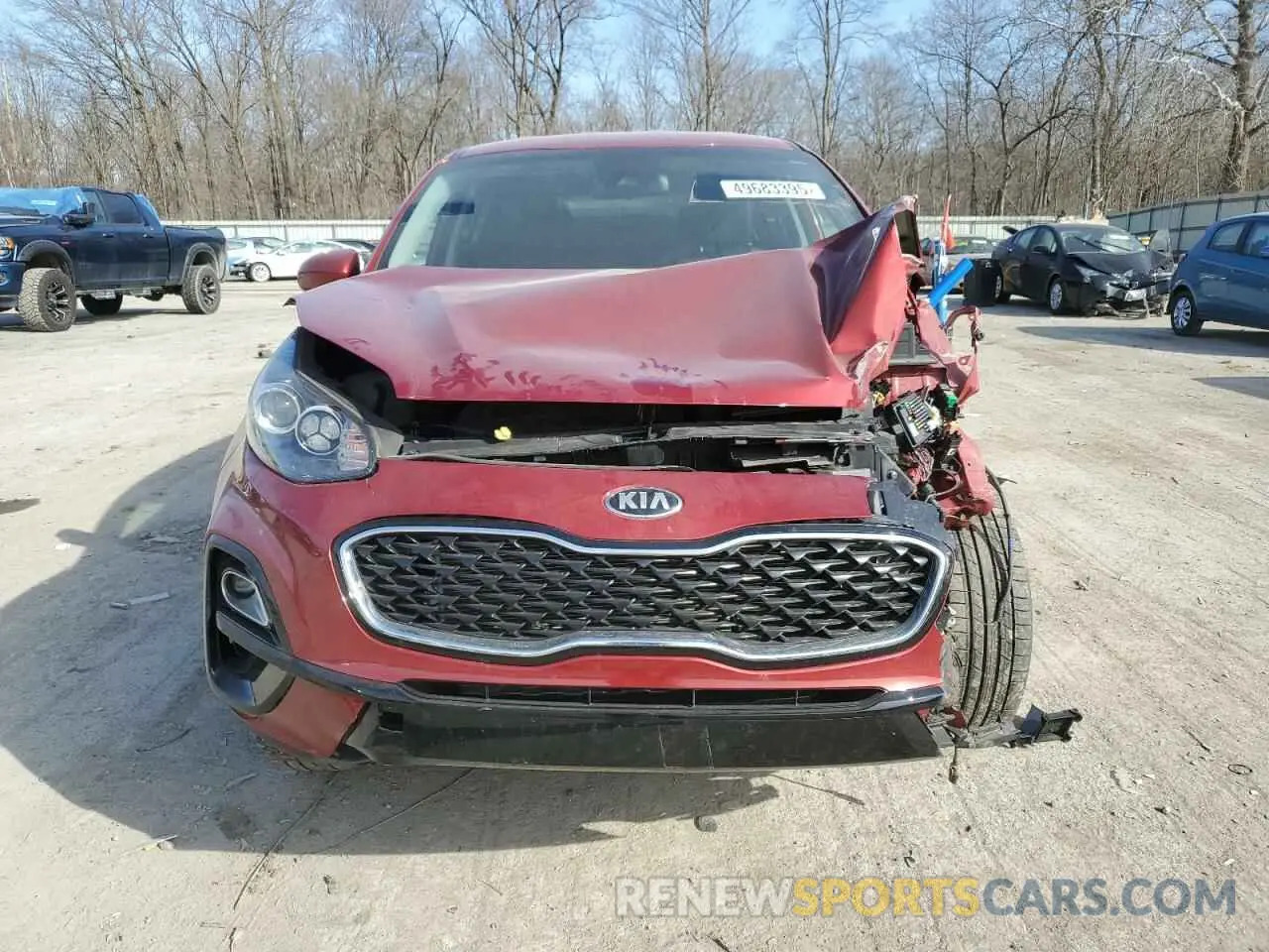5 fotografías del automóvil dañado KNDPMCAC7L7734319 KIA SPORTAGE 2020