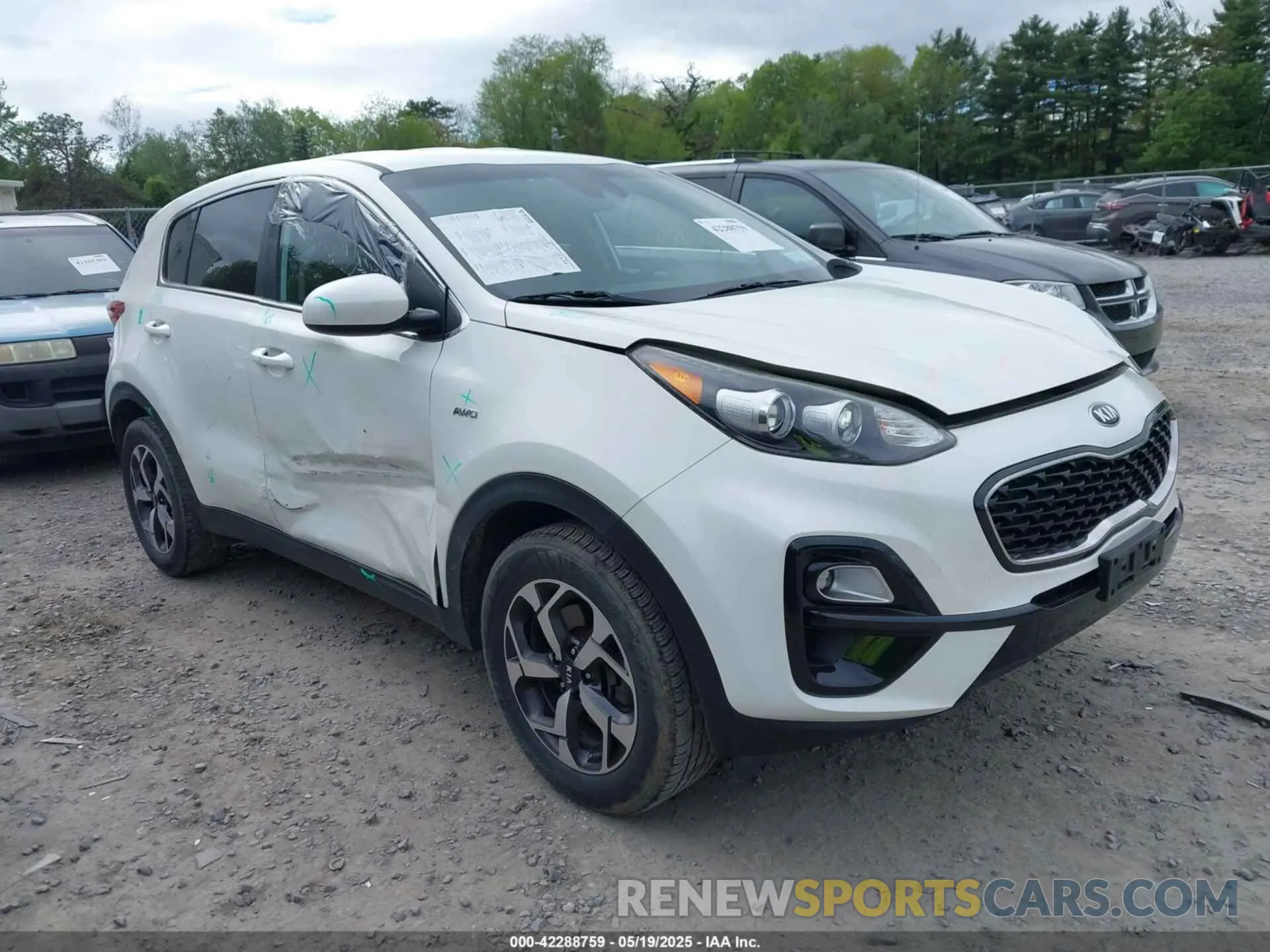 1 fotografías del automóvil dañado KNDPMCAC7L7815157 KIA SPORTAGE 2020