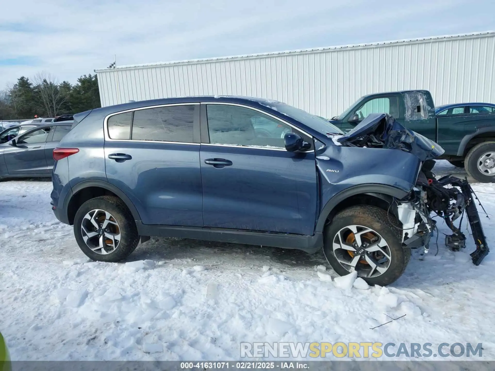 14 fotografías del automóvil dañado KNDPMCAC7L7835859 KIA SPORTAGE 2020