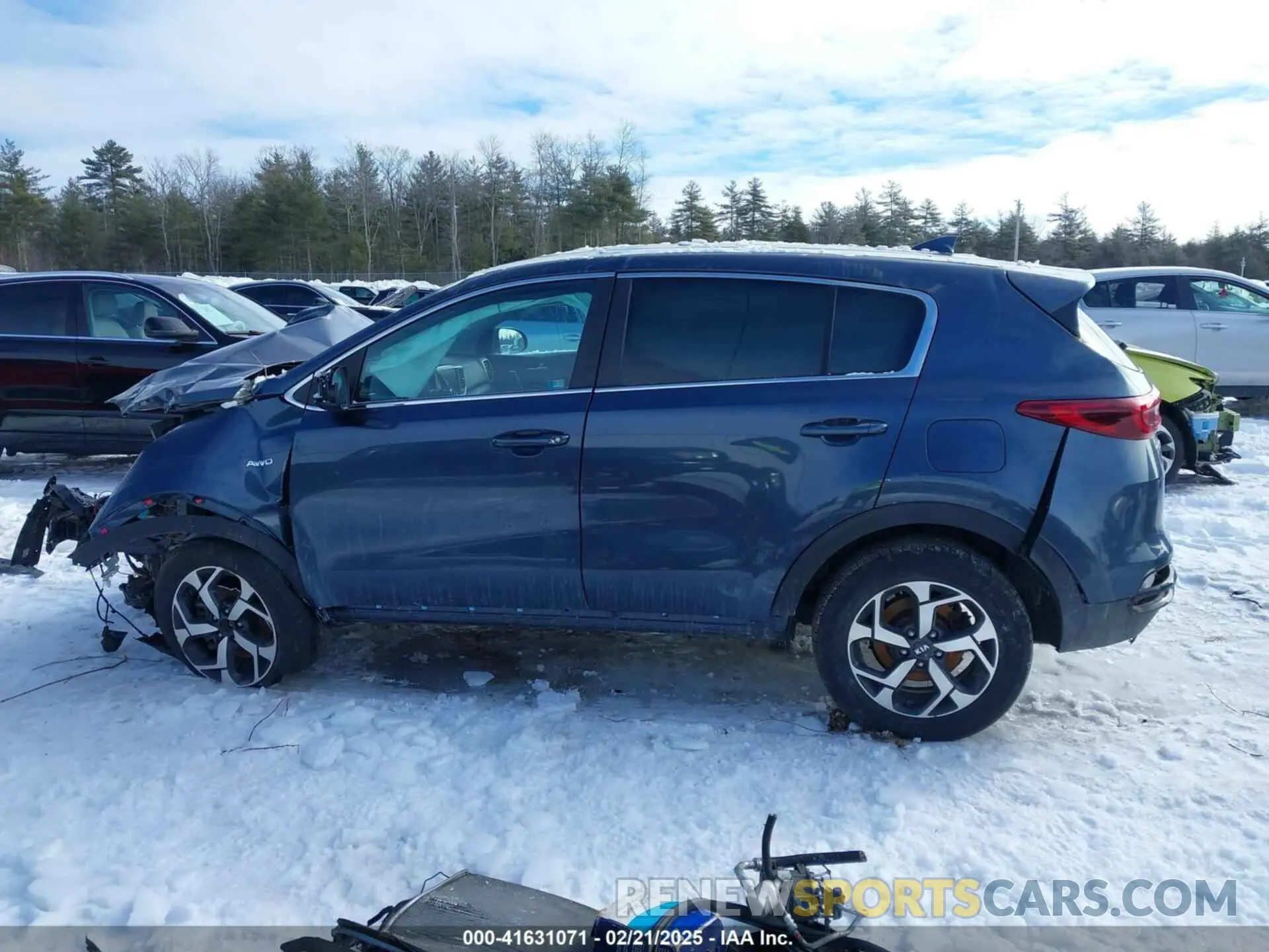 15 fotografías del automóvil dañado KNDPMCAC7L7835859 KIA SPORTAGE 2020