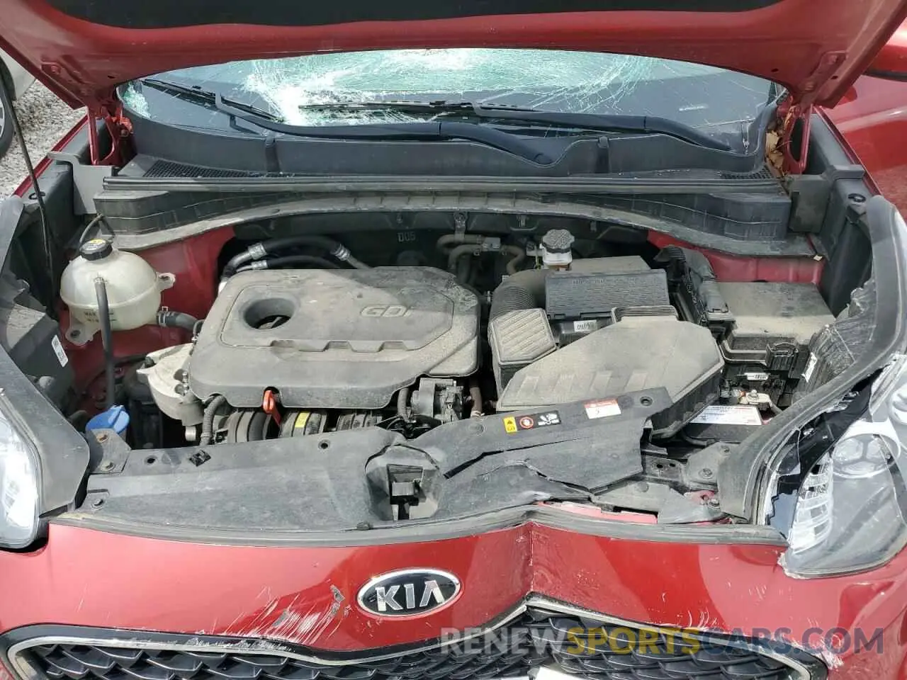 12 fotografías del automóvil dañado KNDPMCAC7L7837384 KIA SPORTAGE 2020