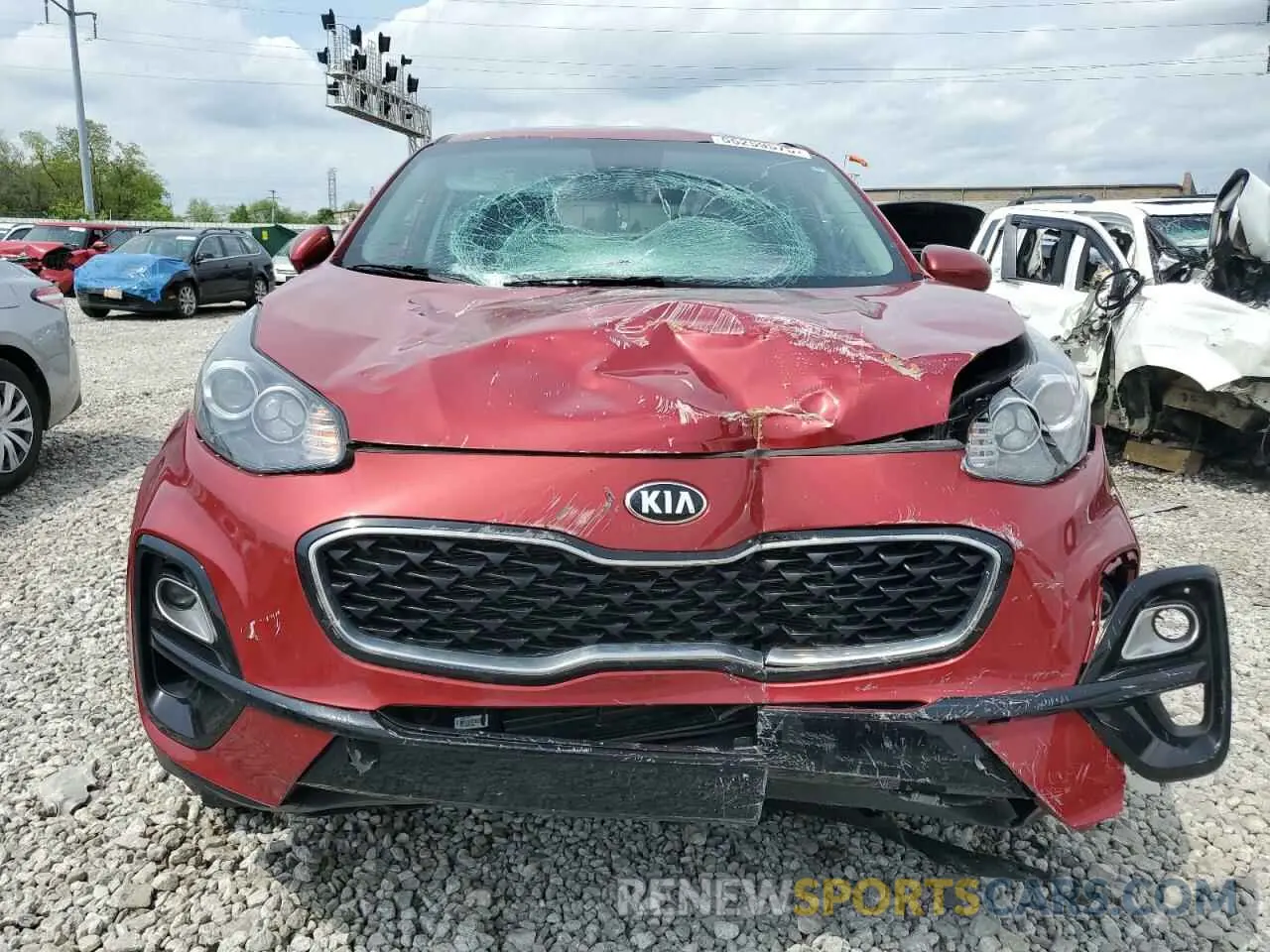 5 fotografías del automóvil dañado KNDPMCAC7L7837384 KIA SPORTAGE 2020
