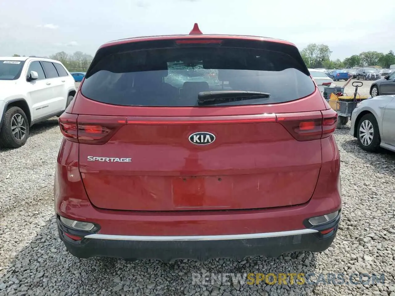 6 fotografías del automóvil dañado KNDPMCAC7L7837384 KIA SPORTAGE 2020