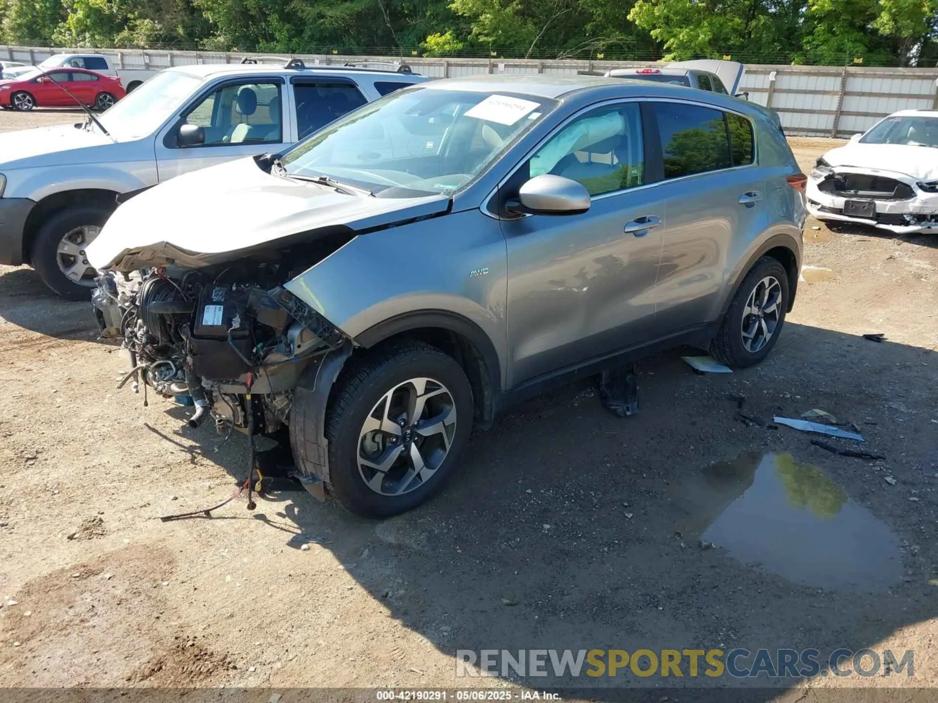 2 fotografías del automóvil dañado KNDPMCAC8L7628865 KIA SPORTAGE 2020