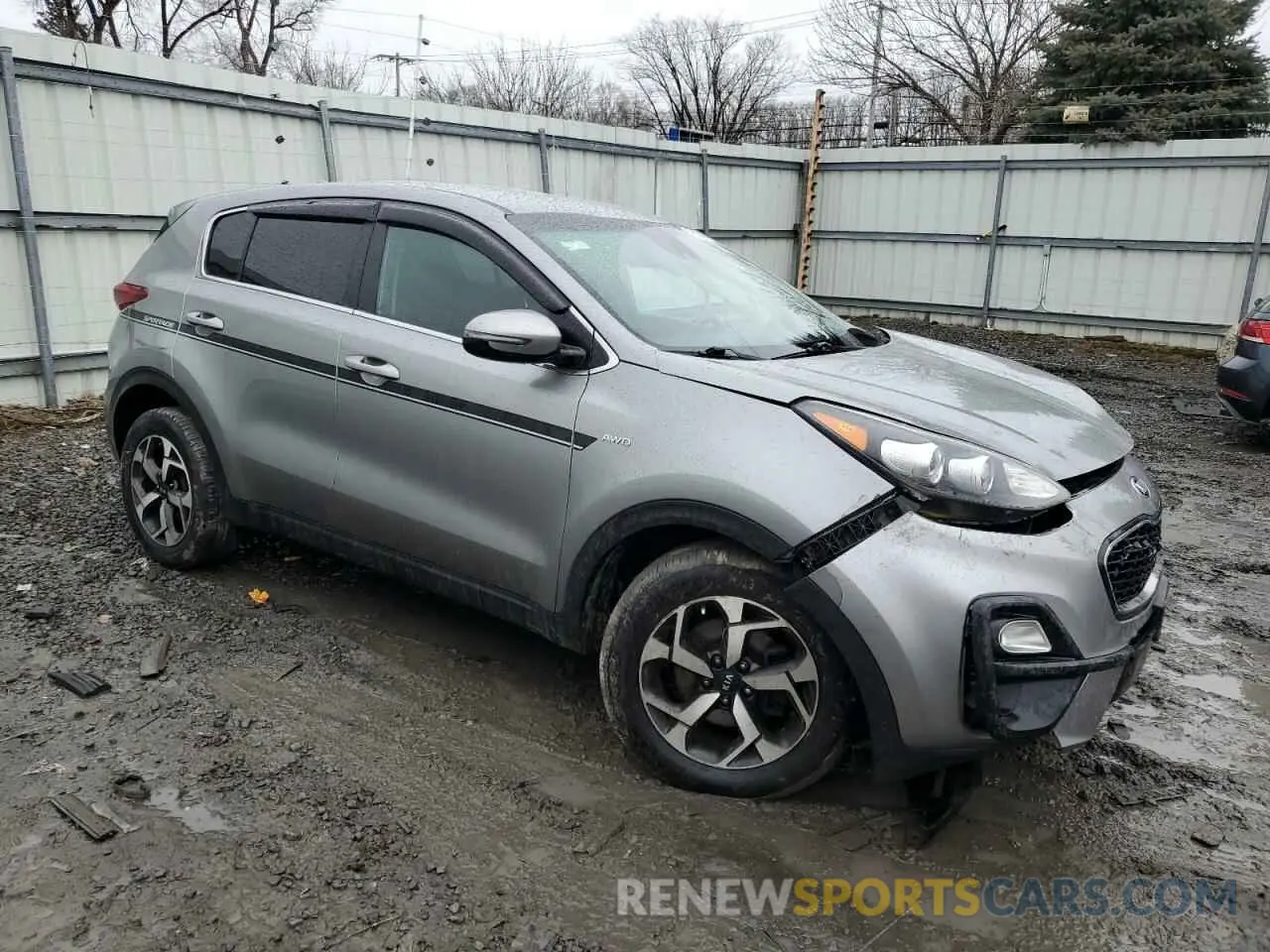 4 fotografías del automóvil dañado KNDPMCAC8L7663244 KIA SPORTAGE 2020
