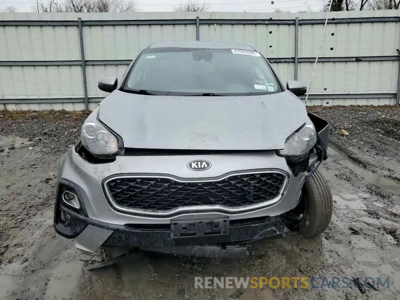5 fotografías del automóvil dañado KNDPMCAC8L7663244 KIA SPORTAGE 2020