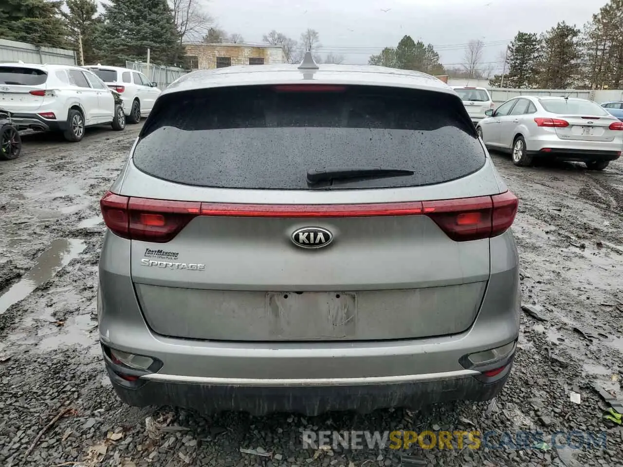 6 fotografías del automóvil dañado KNDPMCAC8L7663244 KIA SPORTAGE 2020