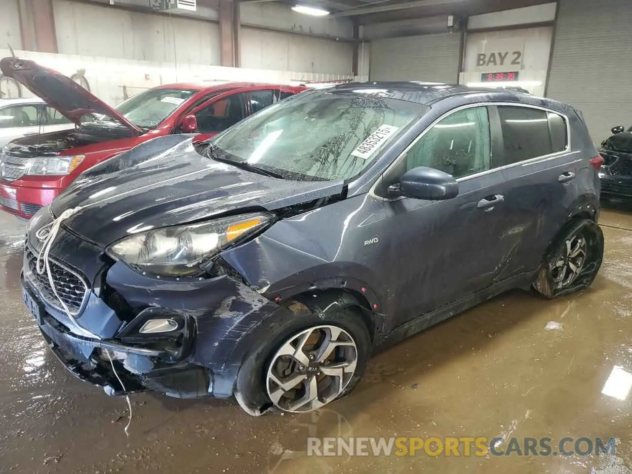 1 fotografías del automóvil dañado KNDPMCAC8L7709154 KIA SPORTAGE 2020