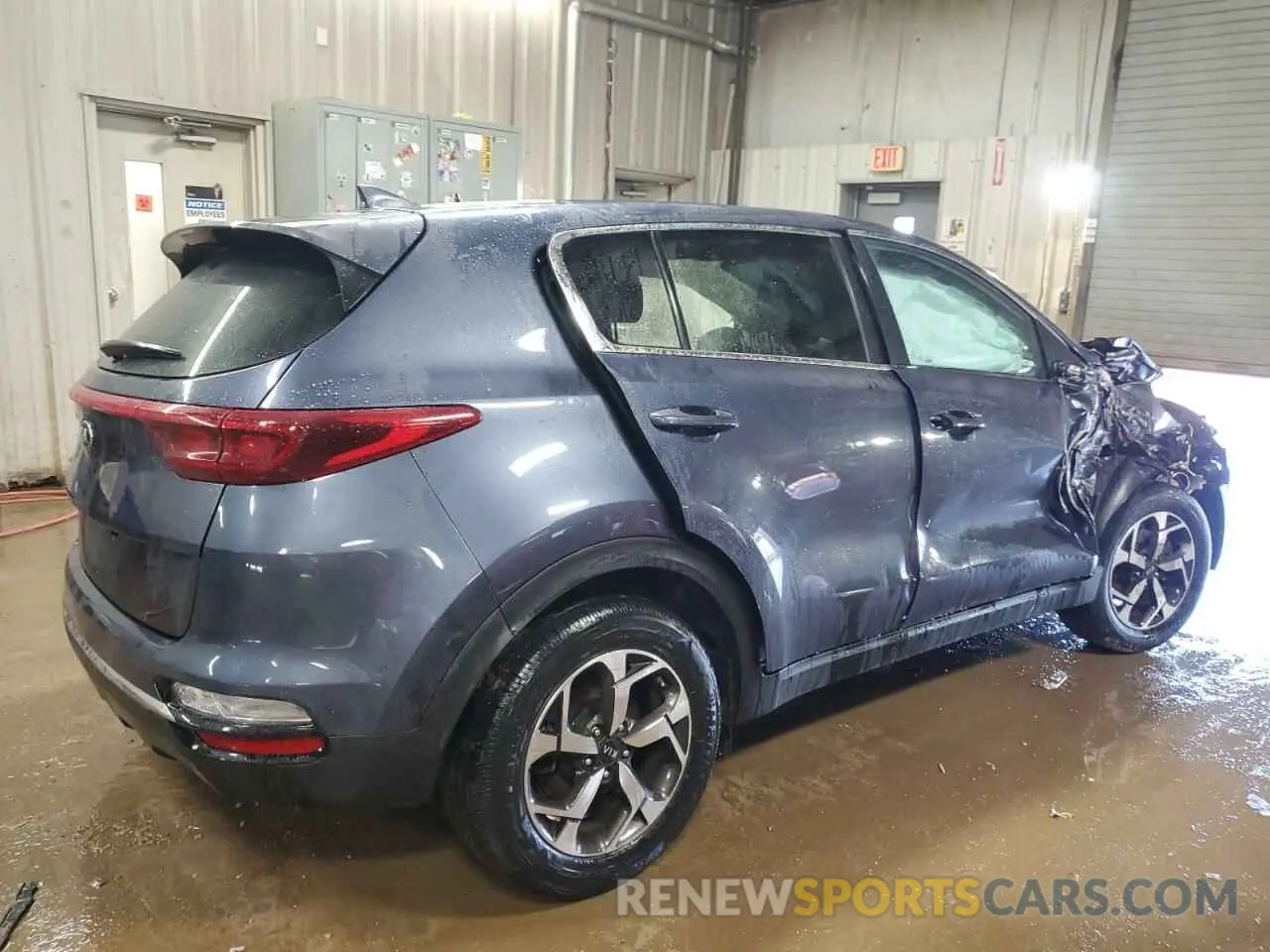 3 fotografías del automóvil dañado KNDPMCAC8L7709154 KIA SPORTAGE 2020