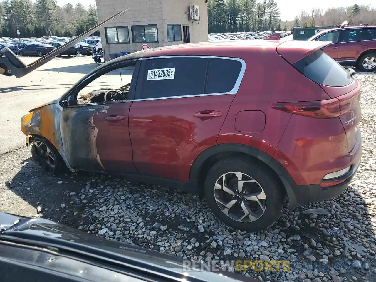 2 fotografías del automóvil dañado KNDPMCAC8L7729212 KIA SPORTAGE 2020
